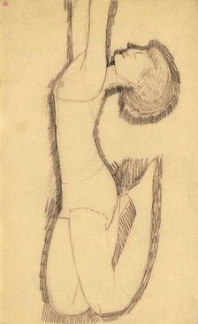 Anna Akhmatova as Acrobat, 1911. Artist: Modigliani, Amedeo (1884-1920)