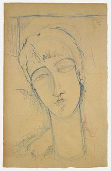 Anna Akhmatova (Ritratto di Donna Rossa), 1915. Artist: Modigliani, Amedeo (1884-1920)