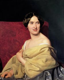 Anna Bayer, the artist's second wife, 1850. Creator: Ferdinand Georg Waldmuller