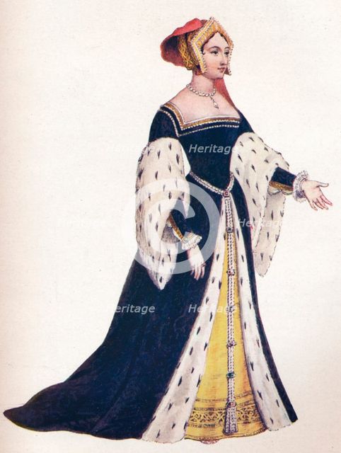 Anna Boleyn, or Anne Bullen, Queen of England 1533, (1902). Artist: Edmund Thomas Parris