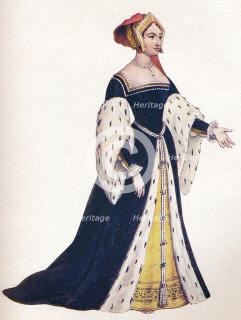 Anna Boleyn, or Anne Bullen, Queen of England 1533, (1902). Artist: Edmund Thomas Parris