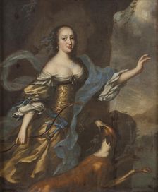 Anna Dorotea, 1640-1713, Princess of Holstein-Gottorp, Abbess of Quedlingburg, c.1661. Creator: David Klocker Ehrenstrahl