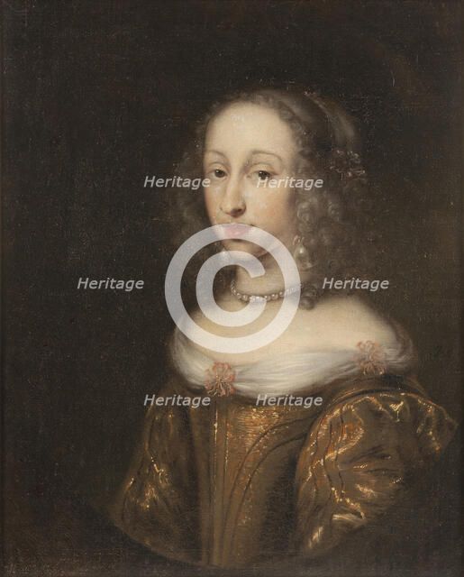 Anna Dorotea, 1640-1713, Princess of Holstein-Gottorp, Abbess of Quedlingsburg, 17th century. Creator: Jurgen Ovens.