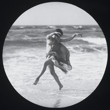 Anna Duncan dancing, ca. 1920. Creator: Arnold Genthe