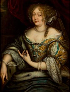 Anna Eleonore of Stolberg-Wernigerode (1651-1690), Princess of Anhalt-Köthen, c1685. Creator: Anonymous