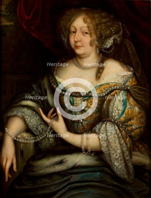 Anna Eleonore of Stolberg-Wernigerode (1651-1690), Princess of Anhalt-Köthen, c1685. Creator: Anonymous.