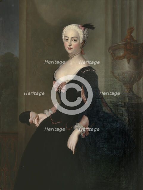 Anna Elisabeth von der Schulenburg, early-mid 18th century. Creator: Antoine Pesne.