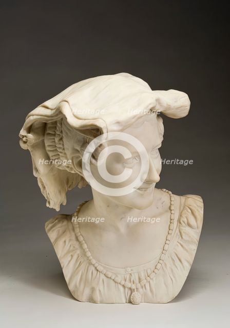 Anna Foucart de Valenciennes (The Smiling Neapolitan Girl), 1866. Creator: Jean-Baptiste Carpeaux.