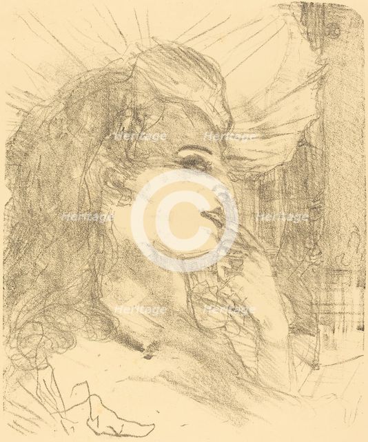 Anna Held, 1896. Creator: Henri de Toulouse-Lautrec.