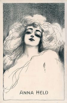 Anna Held, 1900. Creator: Anonymous