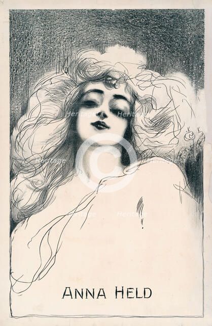 Anna Held, 1900. Creator: Anonymous.
