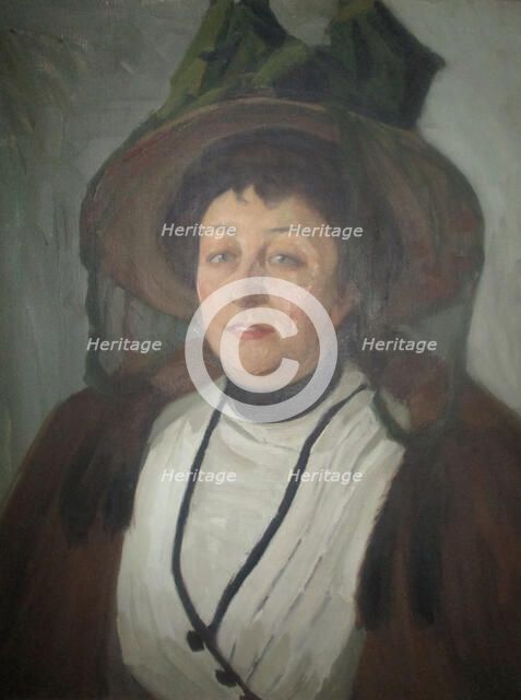 Anna Hofman-Uddgren (1868-1947), late 19th-early 20th century. Creator: Aron Gerle.