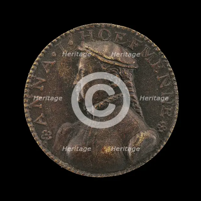 Anna Hofmann, died 1594, Second Wife of the Artist [obverse]. Creator: Jakob Hofmann.