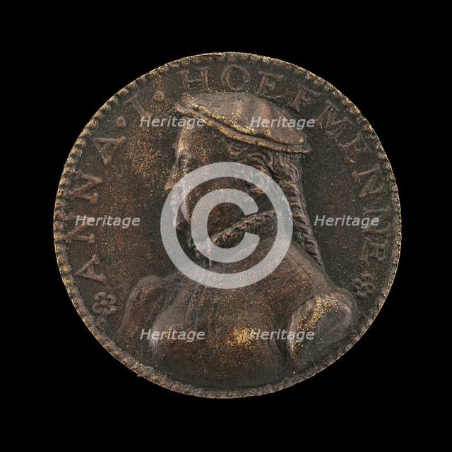 Anna Hofmann, died 1594, Second Wife of the Artist [obverse]. Creator: Jakob Hofmann.