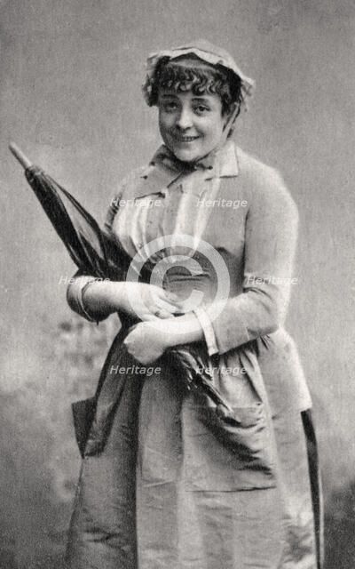 Anna Judic, French comic actress, 1875. Artist: Unknown