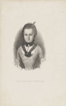 Anna Katharina ("Käthchen") Schönkopf (1746-1810), ca 1820. Creator: Anonymous