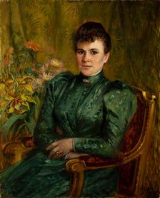 Anna Kjöllerfeldt, nee Sinebrychoff (1854-1943), 1897. Creator: Elisabeth Keyser