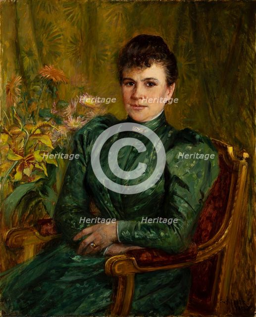 Anna Kjöllerfeldt, nee Sinebrychoff (1854-1943), 1897. Creator: Elisabeth Keyser.