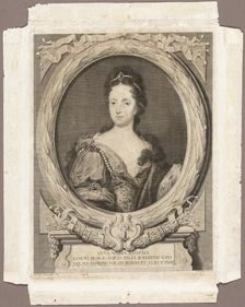 Anna Maria Luisa, 1730; published 1761. Creator: Georg Martin Preissler
