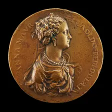 Anna Maurella Oldofredi d'Iseo [obverse], late 16th century. Creator: Giovanni Battista Cambio