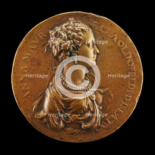 Anna Maurella Oldofredi d'Iseo [obverse], late 16th century. Creator: Giovanni Battista Cambio.