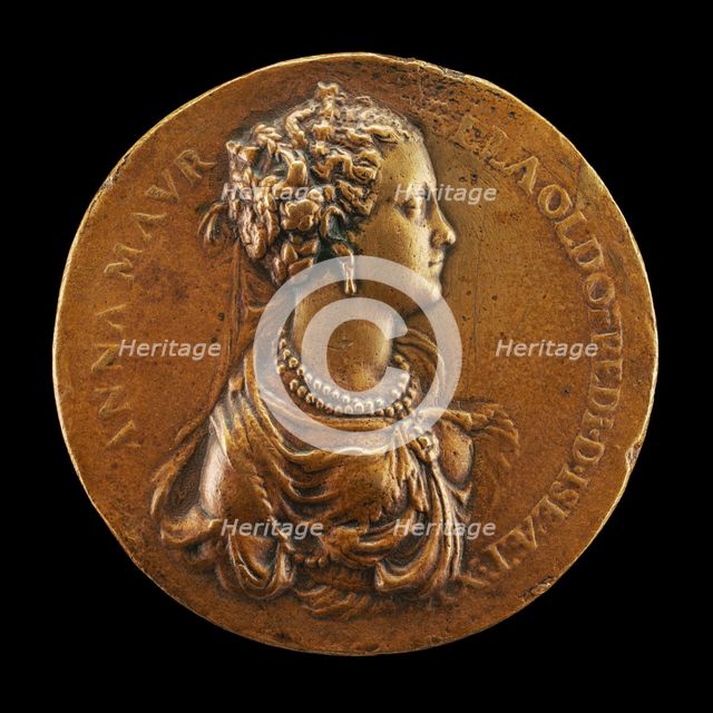 Anna Maurella Oldofredi d'Iseo [obverse], late 16th century. Creator: Giovanni Battista Cambio.
