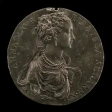 Anna Maurella Oldofredi d'Iseo, late 16th century. Creator: Giovanni Battista Cambio