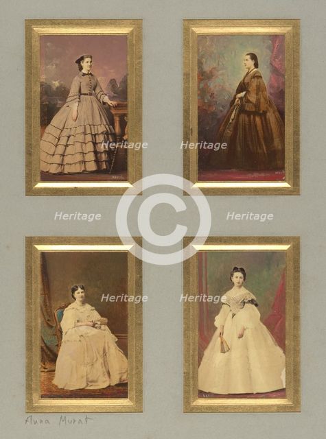 [Anna Murat and Unknown Sitters], before 1865. Creator: Pierre-Louis Pierson.