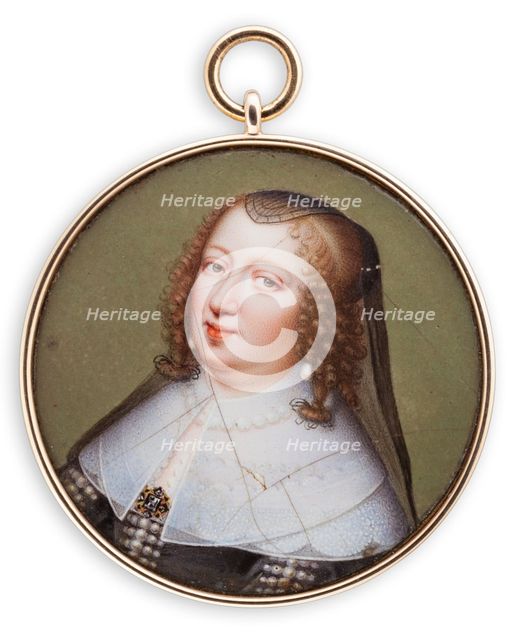 Anna of Austria, Queen of France, 1627-1691. Creator: Jean Petitot.