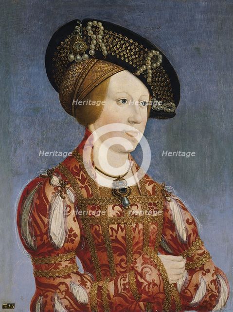 Anna of Bohemia and Hungary (1503-1547), 1519. Artist: Maler zu Schwaz (1480/88-1526/29)