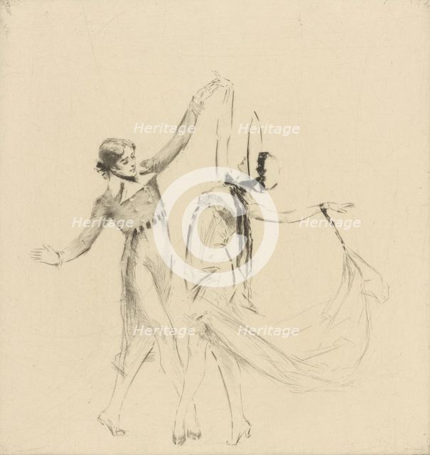 Anna Pavlova dancing a Gavotte, 1922.