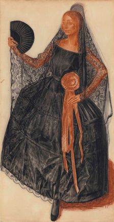 Anna Pavlova in the ballet Don Quijote by L. Minkus