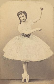 Anna Sobeshchanskaya (1842-1918) in the ballet "Ondine, ou La naïade et le pêcheur" by Cesare Pugni. Creator: Scherer, Nabholz & Co.