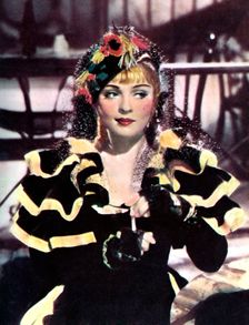 Anna Sten, Russian born actress, 1934-1935