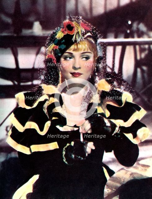Anna Sten, Russian born actress, 1934-1935. Artist: Unknown