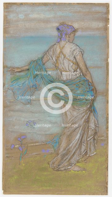 Annabel Lee, 1885-1887. Creator: James Abbott McNeill Whistler.