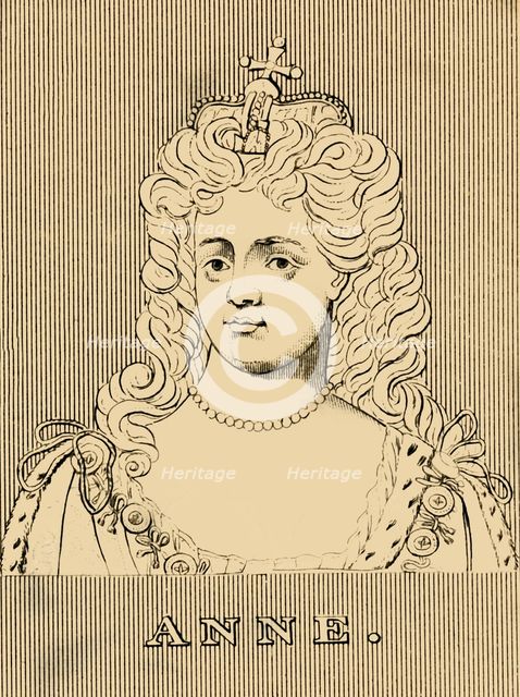 'Anne', (1665-1714), 1830. Creator: Unknown.