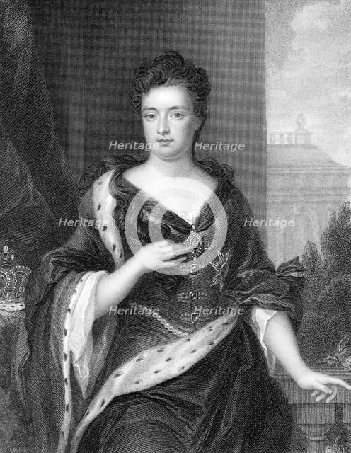Anne (1665-1714), Queen of Great Britain and Ireland from 1702. Artist: Unknown