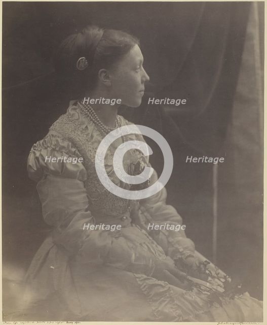 Anne Thackeray Ritchie, May 1870. Creator: Julia Margaret Cameron.