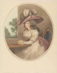 Anne Ward Morland (Delia in Town), c. 1788. Creator: John Raphael Smith