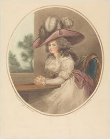 Anne Ward Morland (Delia in Town), c. 1788. Creator: John Raphael Smith