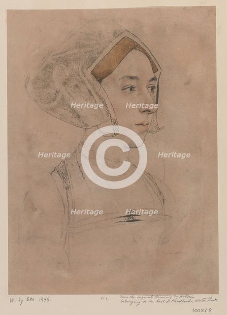 Anne Boleyn. Artist: Holbein, Hans, (Circle of) 