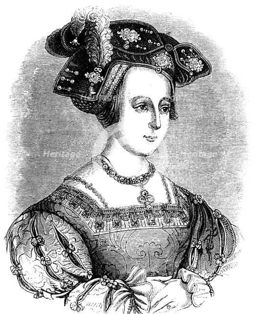 Anne Boleyn (c1504-1536), second wife of Henry VIII of England, c1880. Artist: Unknown