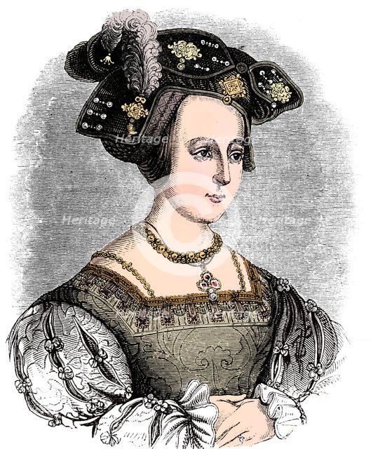 Anne Boleyn (c1504-1536), second wife of Henry VIII of England, c1880. Artist: Unknown.