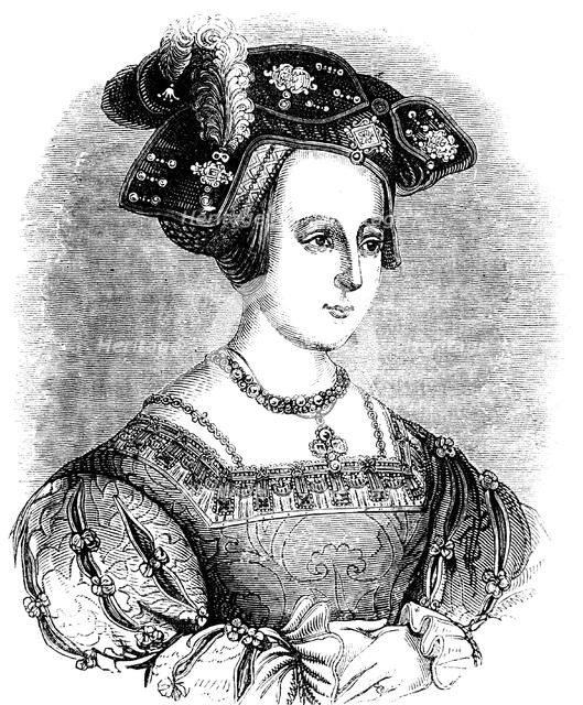 Anne Boleyn (c1504-1536), second wife of Henry VIII of England, c1880. Artist: Unknown