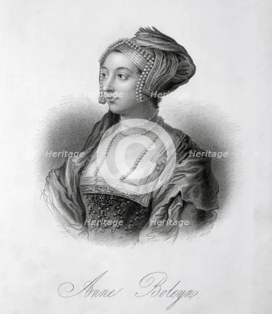 Anne Boleyn, c1530, (1834-1837). Creator: Samuel Freeman.