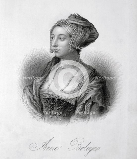 Anne Boleyn, c1530, (1834-1837). Creator: Samuel Freeman.