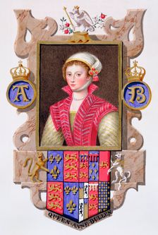 Anne Boleyn, second wife and Queen of Henry VIII, (1825). Creator: Sarah, Countess of Essex