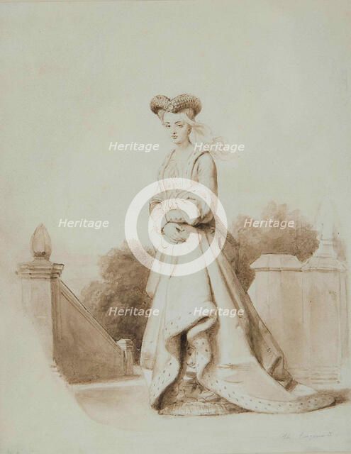 Anne de Beaujeu. Creator: Fragonard, Théophile (1806-1876).