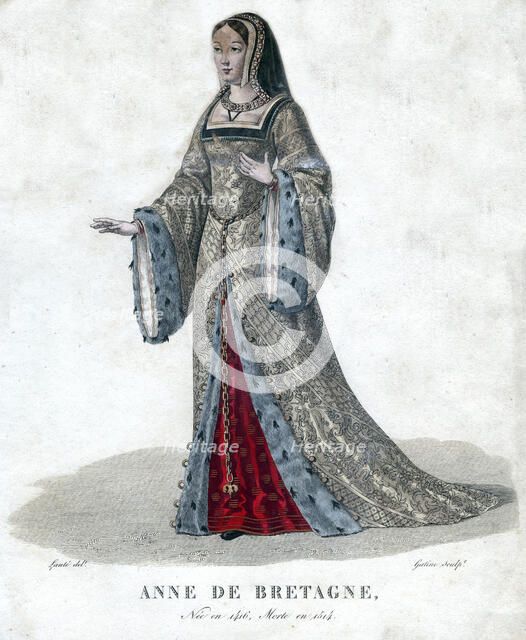 'Anne de Bretagne', (early 19th century). Creator: Georges Jacques Gatine.